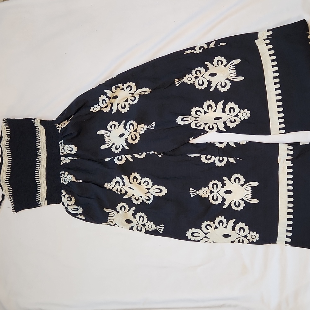 Kindred | Black and Cream Jumpsuit Sz L